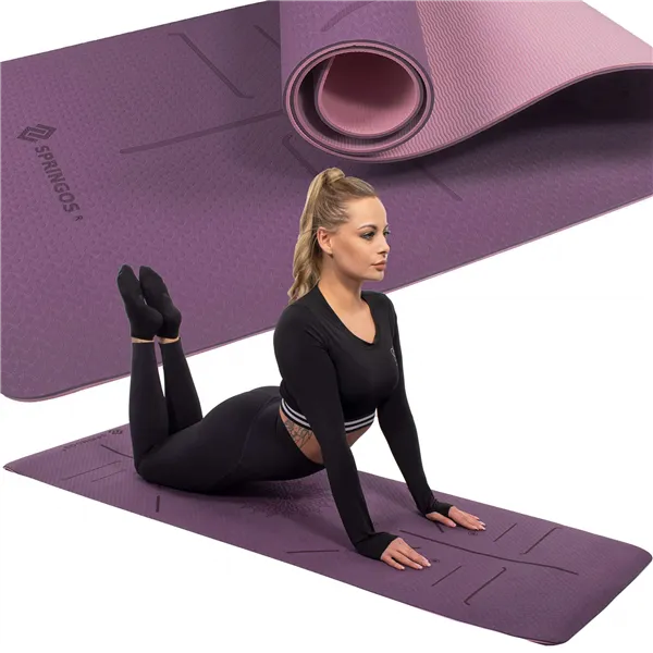 Yoga mat Springos YG0015 183 cm