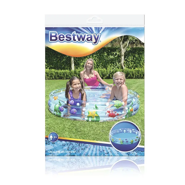 Pripučiamas vaikiškas baseinas Bestway Tamsiai mėlyna 152 x 30 cm