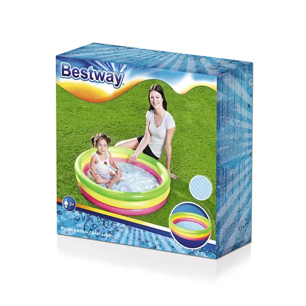 Pripučiamas vaikiškas baseinas Bestway 211 L 102 x 25 cm