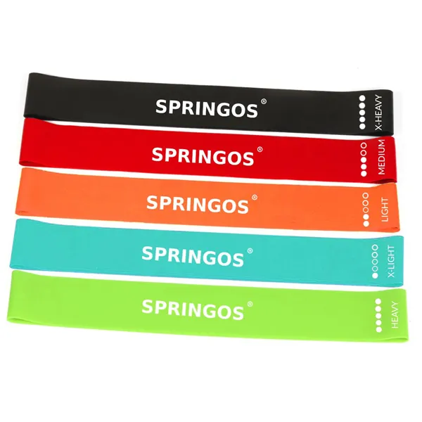 Set of resistance bands Springos PB0012 5 pieces 60 cm