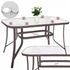 Garden table Springos GF0076 120 X 70 CM