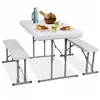 Folding table with 2 benches Springos GF0096 105 x 65 x 69 cm