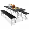 Folding table with 2 benches Springos GF0098 180 x 74 x 74 cm