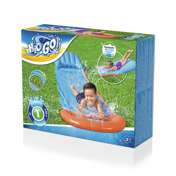 Водная горка Bestway Tsunami 488 x 82 cm скольжение