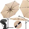 Garden umbrella with solar panel Springos GU0047 300 CM