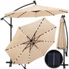 Garden umbrella with solar panel Springos GU0047 300 CM