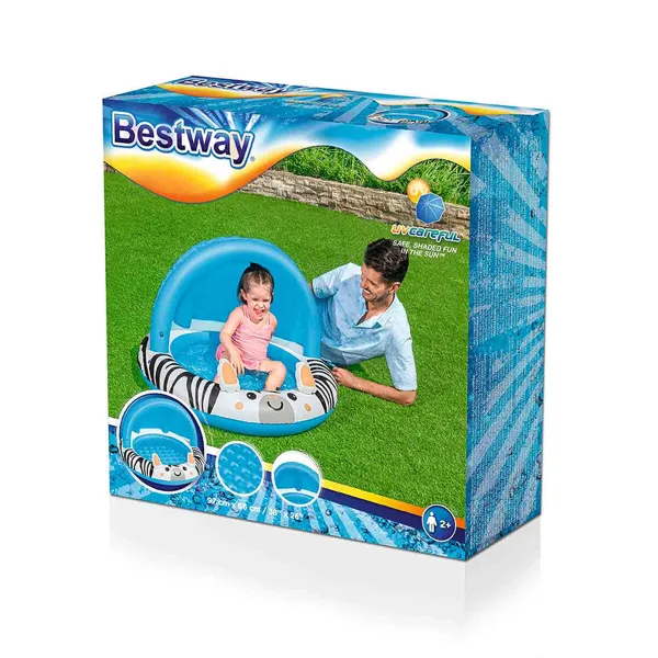 Pripučiamas vaikiškas baseinas Bestway Zebra 97 x 66 cm