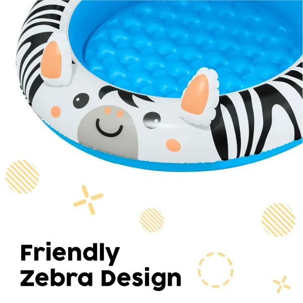 Pripučiamas vaikiškas baseinas Bestway Zebra 97 x 66 cm