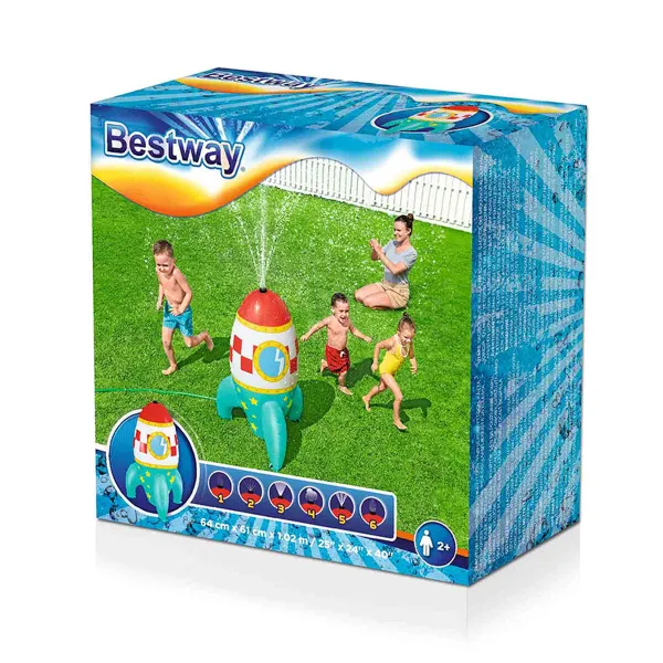 Laistīšanas Rotaļlieta Ūdens Smidzinātājs Bestway Plastmasa 64 x 61 x 102 cm 61 x 64 x 102 cm Kosmosa kuģis