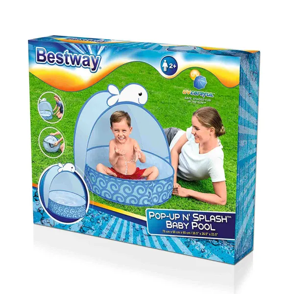 Pripučiamas vaikiškas baseinas Bestway Banginis 78 x 68 x 60