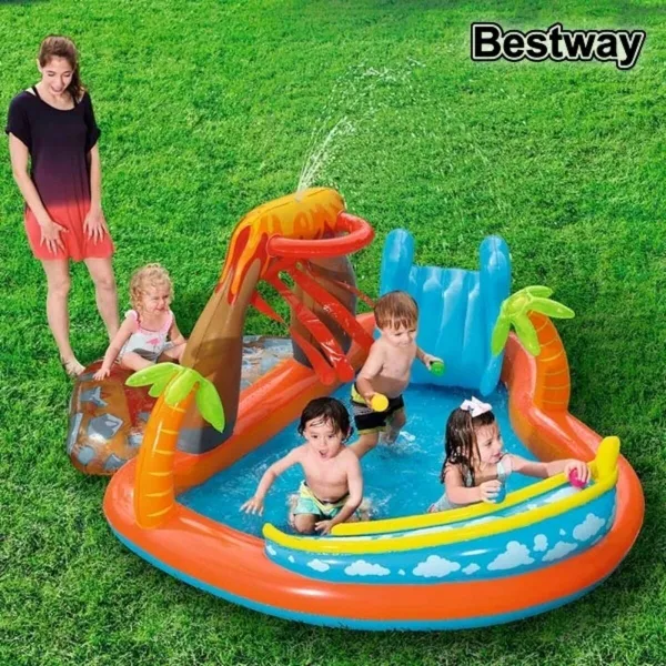 Pripučiamas baseinas C/C. PISCINA 2.65X2.65X1.04M HINCHABLE Bestway Spalvotas 265 x 265 x 104 cm