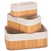 Bamboo organizers for cosmetics Springos HA0152 3 pcs