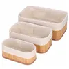 Bamboo organizers for cosmetics Springos HA0152 3 pcs