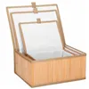 Bamboo organizers for cosmetics Springos HA0153 3 pcs.