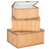 Bamboo organizers for cosmetics Springos HA0153 3 pcs.