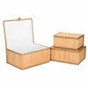 Bamboo organizers for cosmetics Springos HA0153 3 pcs.