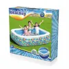 Pripučiamas vaikiškas baseinas Bestway Spalvotas 229 x 152 x 56 cm Gėlėtas