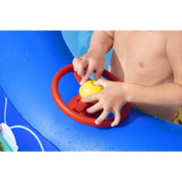 Pripučiamas vaikiškas baseinas Bestway Spalvotas 213 x 155 x 132 cm 175 x 262 x 51 cm Laivas