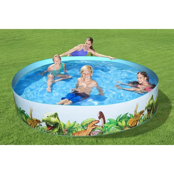 Täispuhutav lastebassein Bestway Dinosaurused 244 x 46 cm