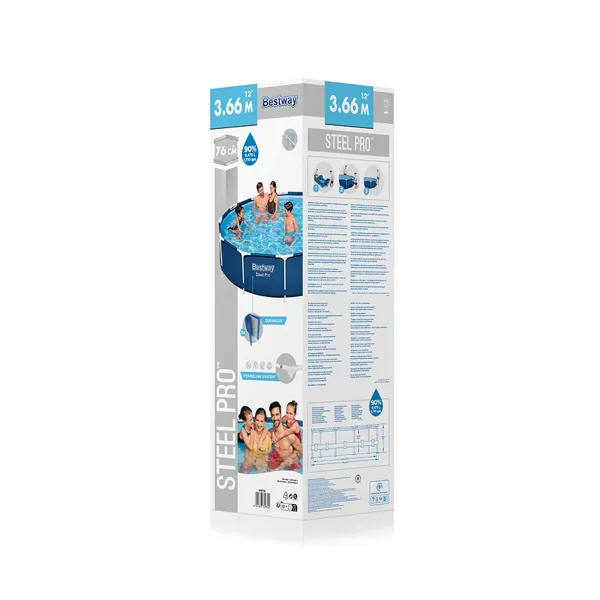 Išmontuojamas baseinas Bestway 366 x 76 cm 366 x 366 x 76 cm