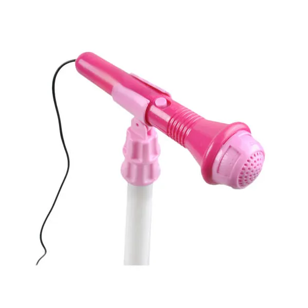 Guitar + microphone + amplifier pink 22407