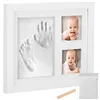 Set of baby handprints and footprints Springos PF0027 white