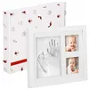 Set of baby handprints and footprints Springos PF0027 white