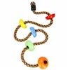 Climbing rope for children with pads Springos KG0002