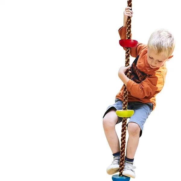 Climbing rope for children with pads Springos KG0002