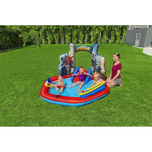 Vaikų baseinas Bestway Spiderman 211 x 206 x 127 cm Žaidimų aikštelė