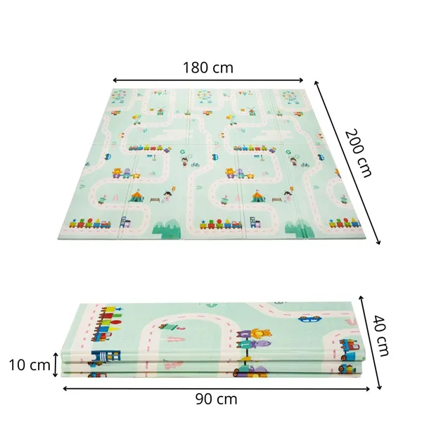 Double-sided foam mat Springos KM0012 180x200 cm