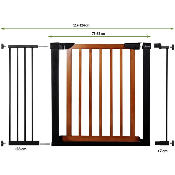 Safety barrier Springos SG0003AC 111-117cm