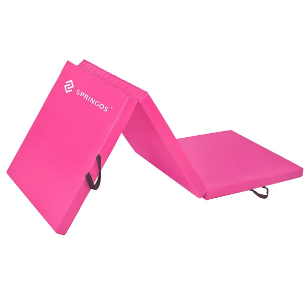 Folding exercise mat Springos FA0061 180 cm