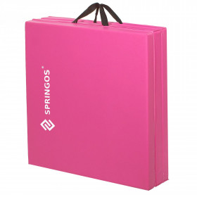 Folding exercise mat Springos FA0061 180 cm