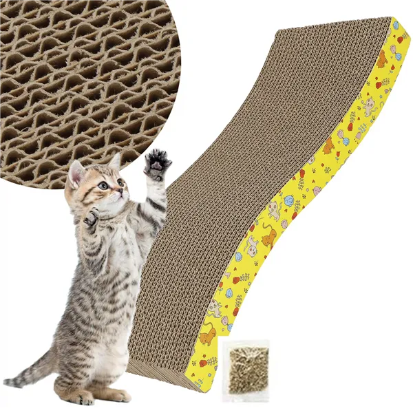 Cardboard cat scratcher Springos PA1077