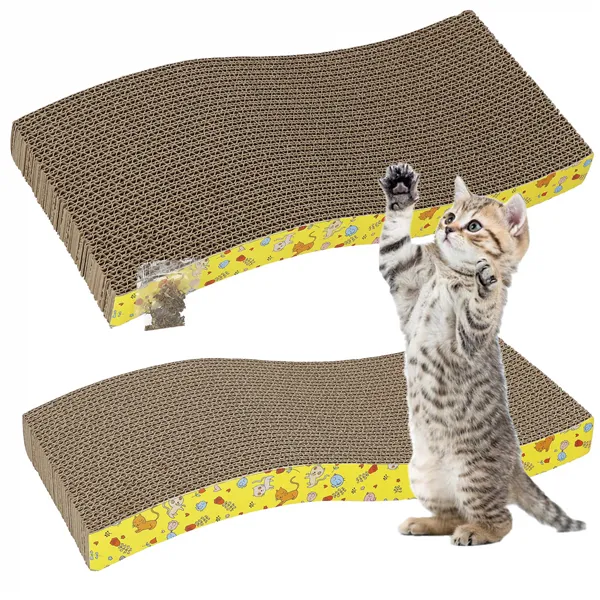 Cardboard cat scratcher Springos PA1077