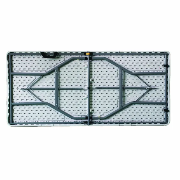 Marbueno Sulankstomas Stalas Derva Baltas 152x70x74 cm Stačiakampis Laukui Kempingui