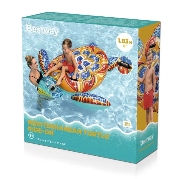 Piepūšamā Baseina Figūra Bestway Bruņurupucis 186 x 168 x 42 cm