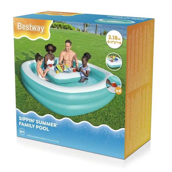 Bērnu baseins Bestway 218 x 48 x 218 cm