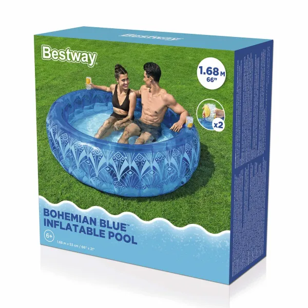 Pripučiamas vaikiškas baseinas Bestway 168 x 53 cm