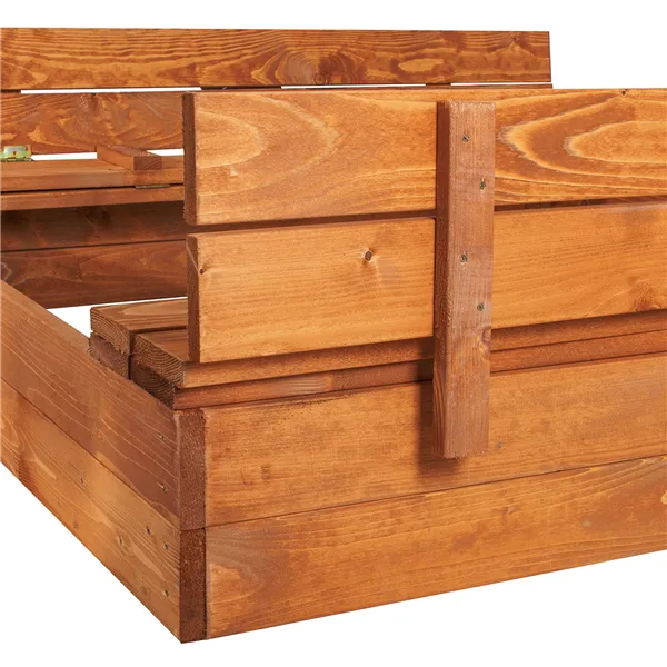 Wooden sandbox Springos SB180I 180x180cm