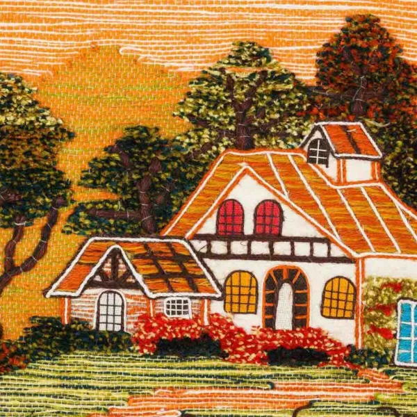 Gobelenas Alexandra House Living Žgutas 100 x 80 cm rural