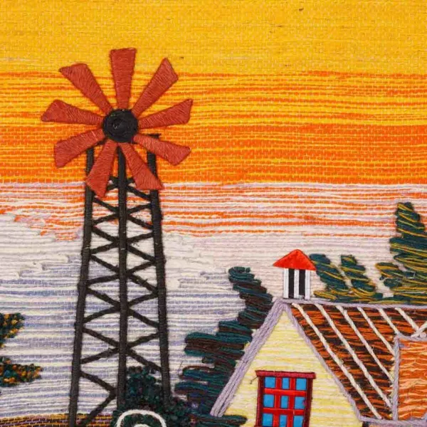 Gobelenas Alexandra House Living Žgutas 100 x 80 cm rural
