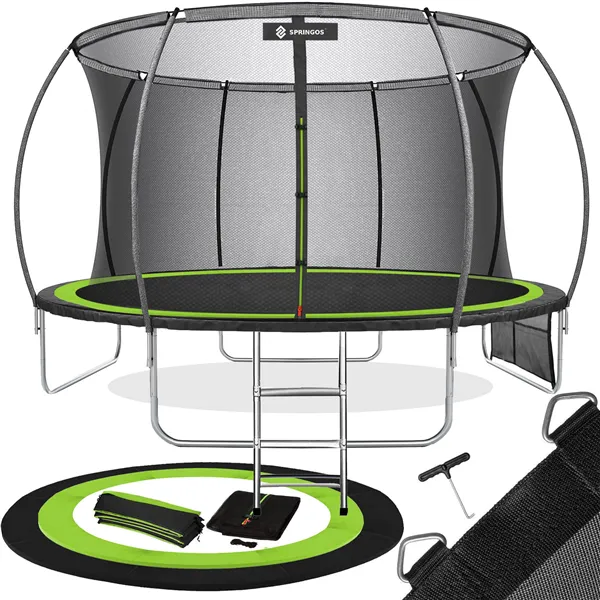 Garden trampoline Springos TP0021 14ft (427-435cm)