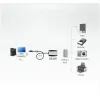 USB Kabelis Aten UE250-AT Melns