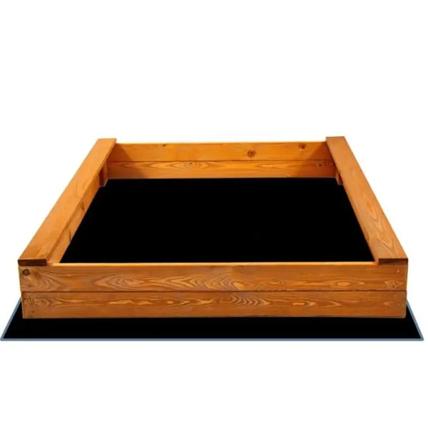 Wooden sandbox Springos PS120IE 120x120 CM