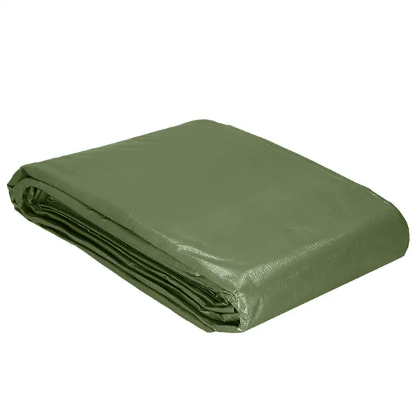 Tarpaulin 6x9m Springos GA2125 120g/m2 thick protective green sheet