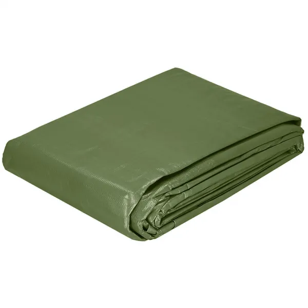 Tarpaulin 6x9m Springos GA2125 120g/m2 thick protective green sheet