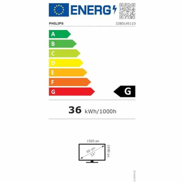 Монитор Videowall Philips 32BDL4511D/00 Full HD 32"