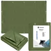 Tarpaulin 5x8m Springos GA2127 120g/m2 thick protective green sheet